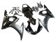 2003-2004 Yamaha YZF R6 Motorcycle Fairings - Glossy Black Matte Black Gold Chameleon Canada