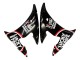 2005 Yamaha YZF 600 R6 Motorcycle Fairings - Glossy Black White Lucky Strike Motul Canada