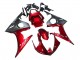 2005 Yamaha YZF 600 R6 Motorcycle Fairing Kits - Red Matte Black Canada