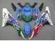 2006-2007 Yamaha YZF 600 R6 Motorcycle Fairings - Blue Green White Red Dunlop Michelin Motul Canada