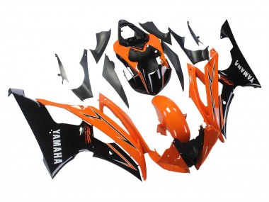2008-2016 Yamaha YZF 600 R6 Motorcycle Fairings - Orange Black Canada