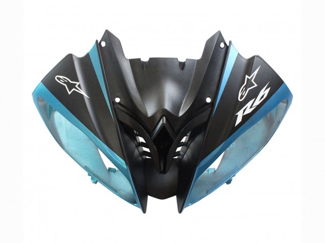2008-2016 Yamaha YZF 600 R6 Motorcycle Fairings - Light Blue Matte Black Petronas ENEOS Canada