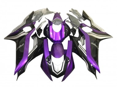 2017-2023 Yamaha YZF 600 R6 Motorcycle Fairings - Silver Purple Glossy Black Canada