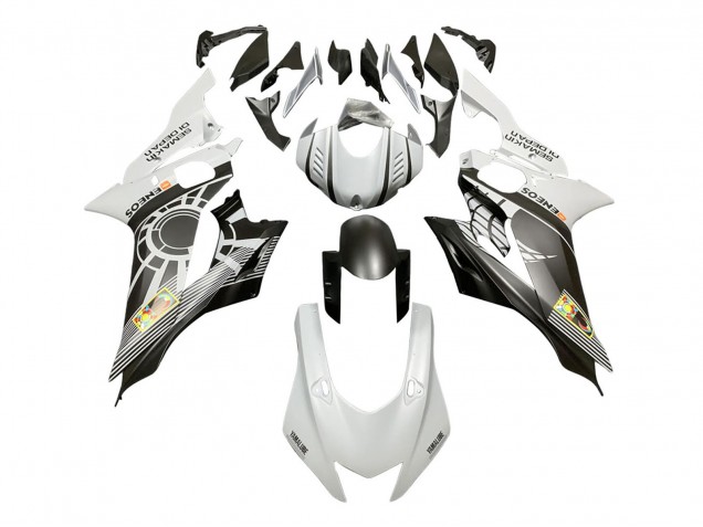2017-2023 Yamaha YZF 600 R6 Motorcycle Fairings - White Grey Matte Black ENEOS Semakin Didepan Canada