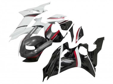2017-2023 Yamaha YZF 600 R6 Motorcycle Fairings - White Red Glossy Black Carbon Fiber Style Canada