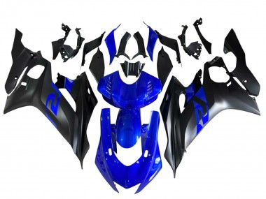 2017-2023 Yamaha YZF 600 R6 Motorcycle Fairings - Blue Matte Black Canada