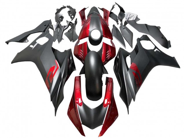 2017-2023 Yamaha YZF 600 R6 Motorcycle Fairings - Red Matte Black Canada