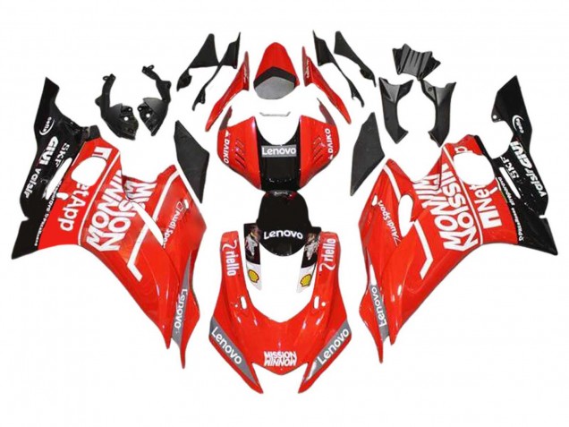 2017-2023 Yamaha YZF 600 R6 Motorcycle Fairings - Red Black Canada