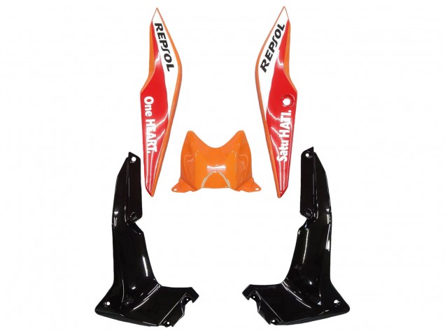 2011-2015 Honda CBR250RR Motorcycle Fairings - Orange White Red Black Glossy HRC Repsol Canada