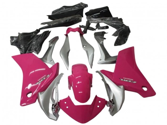 2011-2015 Honda CBR250RR Motorcycle Fairing Kits - Silver Pink Canada