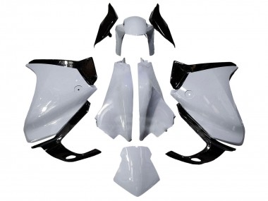 2010-2014 Honda VFR 1200 Motorcycle Fairings - White Glossy Black Canada
