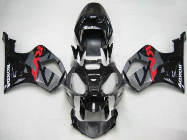 2000-2006 Honda VTR1000 Motorcycle Fairings - Glossy Black Grey Canada