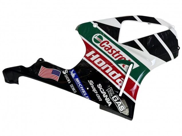 2000-2006 Honda VTR1000 Motorcycle Fairings - White Red Green Glossy Black Castrol Canada