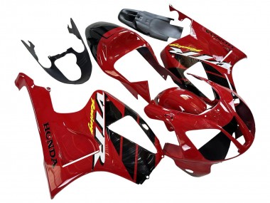 2000-2006 Honda VTR1000 Motorcycle Fairings - Red Black Stripe Racing Canada