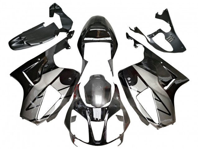 2000-2006 Honda VTR1000 Motorcycle Fairings - Silver Glossy Black Canada