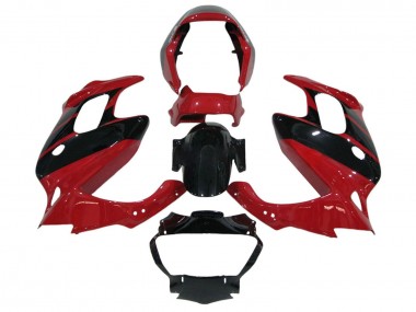 1997-2005 Honda VTR1000F Motorcycle Fairings - Red Glossy Black Canada
