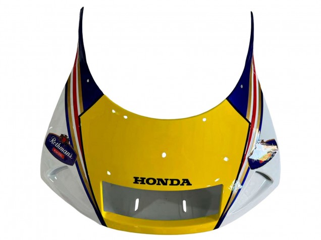 1994-1996 Honda NSR250 Motorcycle Fairings - White Blue Yellow Gold Rothmans Canada