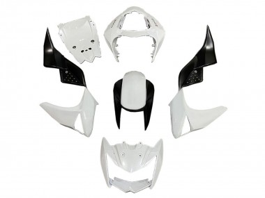 2003-2006 Kawasaki Z1000 Motorcycle Fairings - White Glossy Black Canada