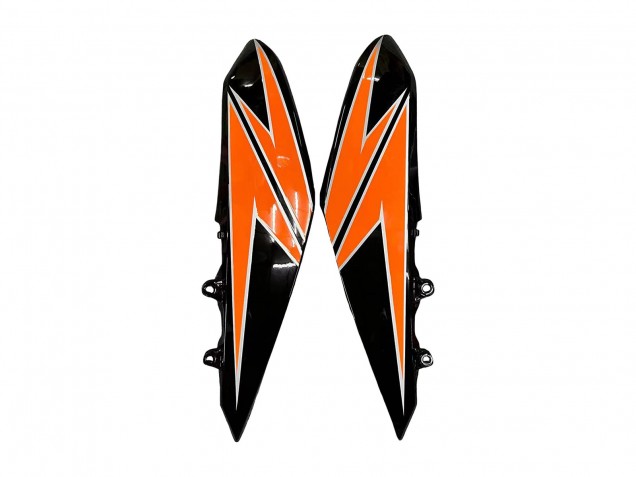 2010-2013 Kawasaki Z1000 Motorcycle Fairings - Orange Glossy Black Canada