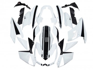 2010-2013 Kawasaki Z1000 Motorcycle Fairings - White Black Canada