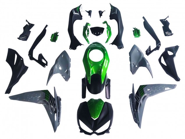 2014-2019 Kawasaki Z1000 Motorcycle Fairings - Black Green Grey Canada