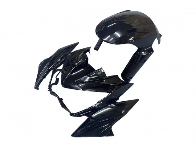 2013-2018 Kawasaki Z800 Motorcycle Fairings - Glossy Black Red Canada