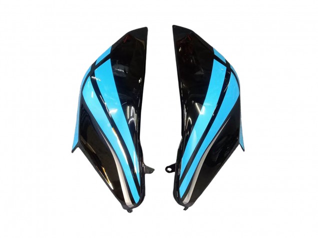 2013-2018 Kawasaki Z800 Motorcycle Fairings - Light Blue Glossy Black Canada