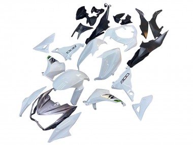 2013-2018 Kawasaki Z800 Motorcycle Fairings - White Green Silver Black Canada