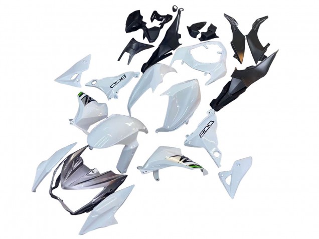 2013-2018 Kawasaki Z800 Motorcycle Fairings - White Green Silver Black Canada