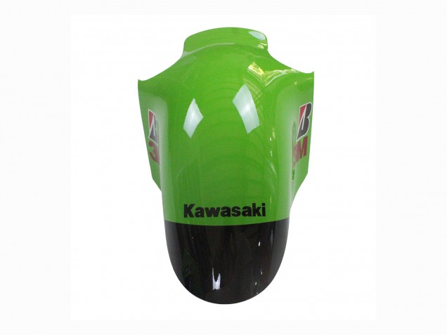2002-2006 Kawasaki ZX12R Motorcycle Fairing - Green Glossy Black Elf Touch4 Monster Canada