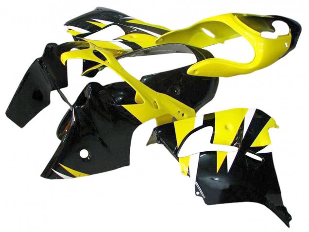 2002-2006 Kawasaki ZX12R Motorcycle Fairings - Yellow Black Canada