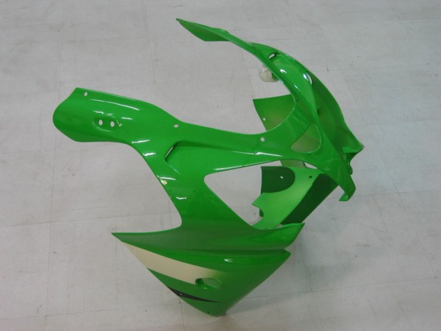 2000-2001 Kawasaki ZX9R Motorcycle Fairings - Green Silver Black Canada