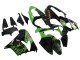 2000-2001 Kawasaki ZX9R Motorcycle Fairings - Green Black Playboy DENSO Canada