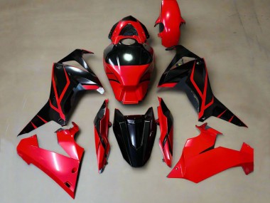 2019-2020 Honda CBR650R Motorcycle Fairings - Red Glossy Black Stripe Canada