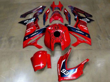 2019-2020 Honda CBR650R Motorcycle Fairings - Red White Dark Blue HRC Pull&Bear 93 Canada