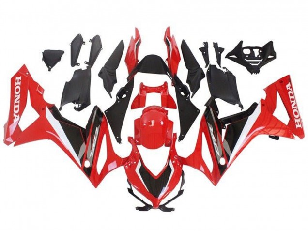 2021-2023 Honda CBR650R Motorcycle Fairings - Red White Black Canada