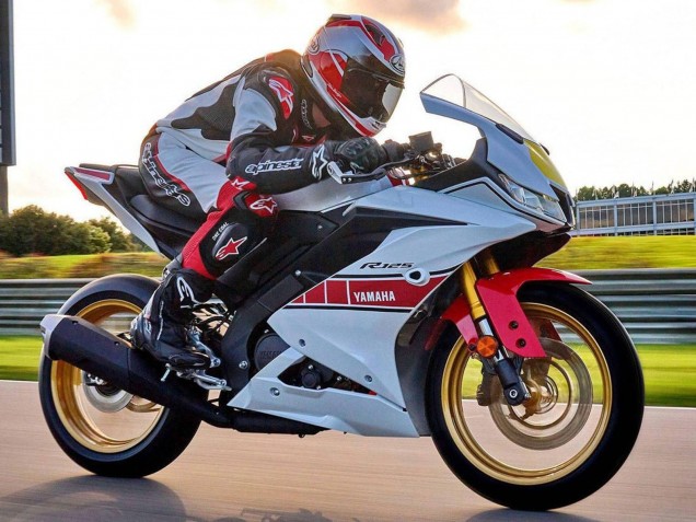 2019-2024 Yamaha YZF R125 Motorcycle Fairings - White Red Yellow Canada