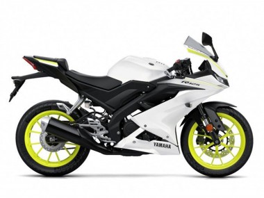 2019-2024 Yamaha YZF R125 Motorcycle Fairings - White Yellow Canada