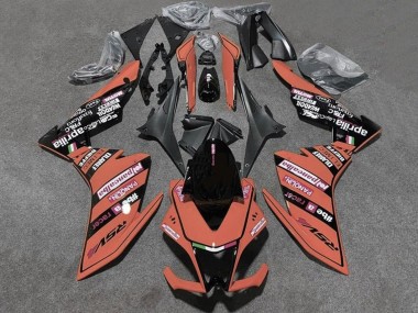 2009-2015 Aprilia RSV4 1000 Motorcycle Fairings - Orange Black Canada