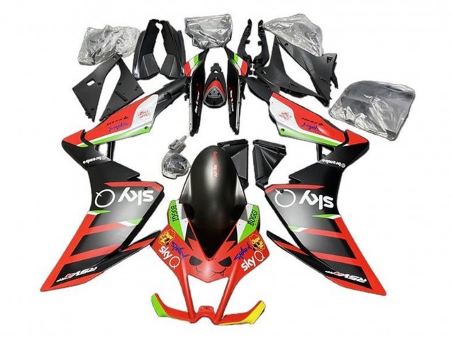 2009-2015 Aprilia RSV4 1000 Motorcycle Fairings - Matte Black Red Green White Canada