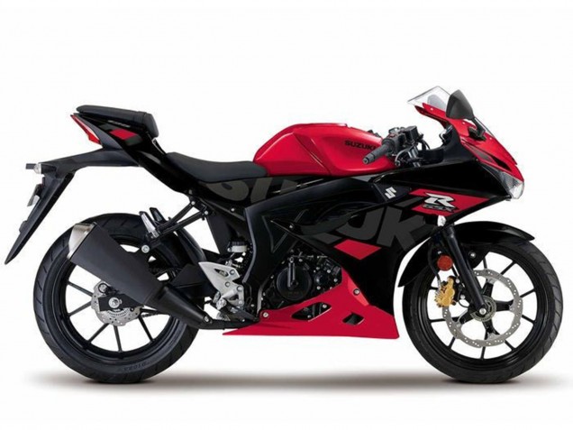 2017-2025 Suzuki GSXR125 Motorcycle Fairings - Red Black Canada