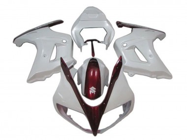 2003-2013 Suzuki SV650 Motorcycle Fairings - White Candy Red Canada
