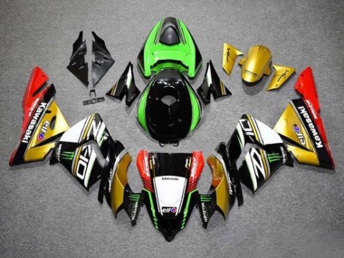 2004-2005 Kawasaki ZX10R Motorcycle Fairings - Gold Black Green White Red Canada