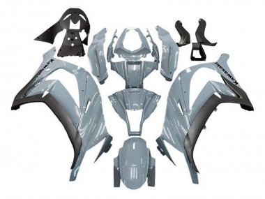 2011-2015 Kawasaki ZX10R Motorcycle Fairings - Nardo Grey Matte Black Canada