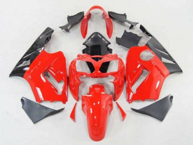 2002-2006 Kawasaki ZX12R Motorcycle Fairings - Red Black Canada
