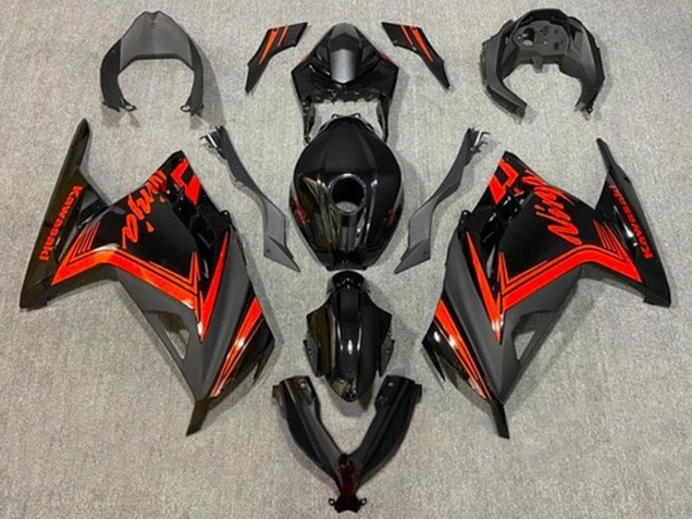 2013-2024 Kawasaki EX300 Motorcycle Fairings - Glossy Black Matte Black Red Canada