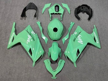 2013-2024 Kawasaki EX300 Motorcycle Fairings - Light Green White Canada