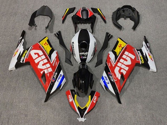2013-2024 Kawasaki EX300 Motorcycle Fairings - White Red Yellow Blue Black Givi Canada