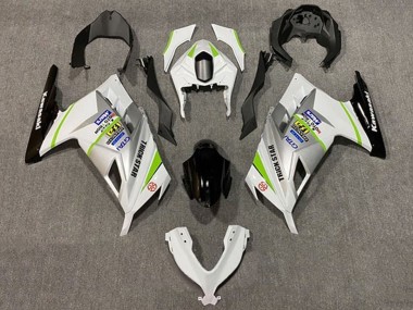 2013-2024 Kawasaki EX300 Motorcycle Fairings - White Silver Green Black Canada