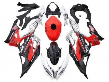 2018-2024 Kawasaki Ninja 400 Motorcycle Fairings - White Red Black Canada